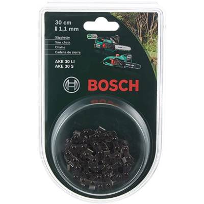 Chaîne 30 cm BOSCH pour AKE 30 à clé et AKE 30 LI (1.1 mm) - F016800256 - BOSCH Vert