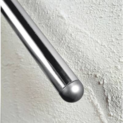 Embout main courante aluminium gris - 40 mm x 2 m - 2 pièces - Gedimat