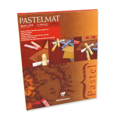 Bloc Pastelmat 12 feuilles 24x30cm 4 teintes 360g