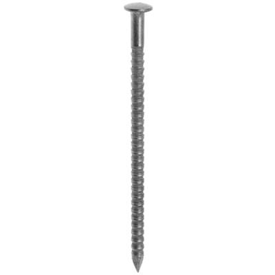 Pointe annelée tête plate bombée matière inox A2 2,5 x 60 mm - Gedimat - NORAIL