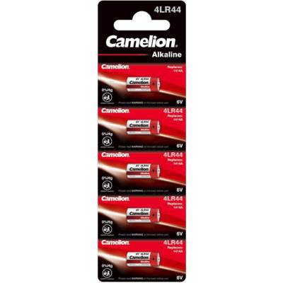 Lot de 5 Piles Alcalines 4LR44 6V (sans mercure)