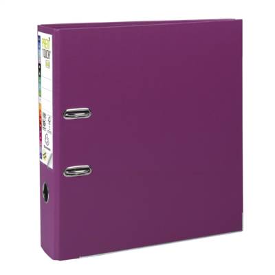 Classeur à levier Prem'Touch polypropylène - Dos 80mm - A4 maxi - Fuchsia