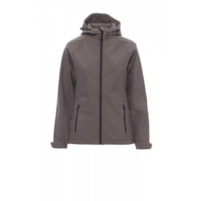 Soft-shell soft shell mechanical stretch 320 gr PAYPER GALE LADY GRIS ACIER - 001045035513008XL