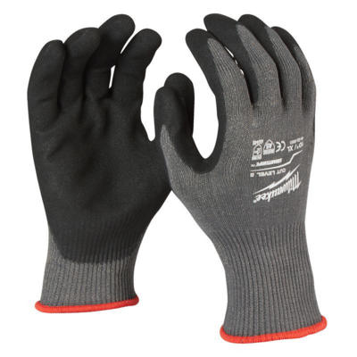 Gants anti-coupure enduction nitrile - Niveau 5/E - Taille 11/2XL - 144 paires - MILWAUKEE - 4932479019 - Maxoutil