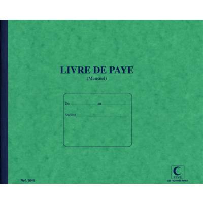 LIVRE PAYE MOIS 220X320 80 P