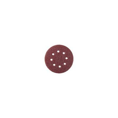 Disque Velcro perforé 8 trous diam.125mm grain 12 lot de 5 pièces - Gedimat - SIDAMO