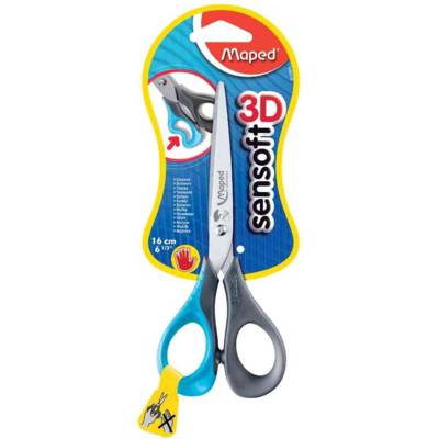 Ciseaux de bricolage Sensoft Spécial GAUCHER 16 cm