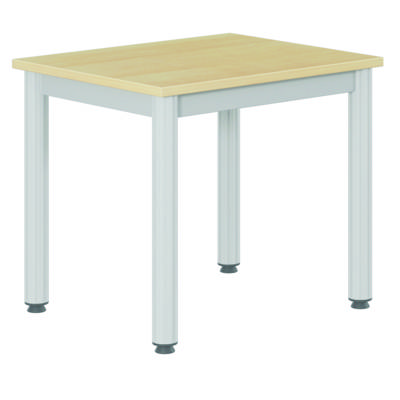 Table CARÉLIE plateau mélaminé chant ABS pièt. époxy - 60x50 cm - T2