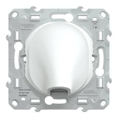 Sortie de câble 16A 6..12mm OVALIS REFRESH - blanc - Gedimat - SCHNEIDER ELECTRIC