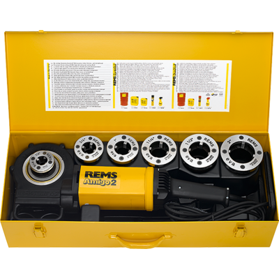 Filière électrique REMS Amigo 2 - 6 tête de filetage - 540020 R220 - Maxoutil