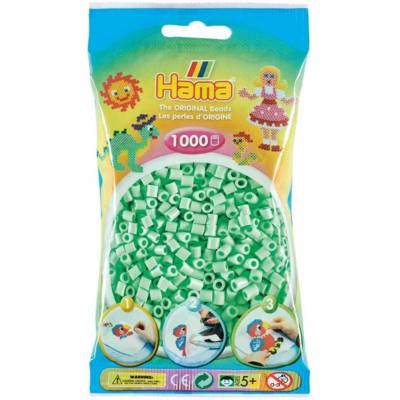 Hama Midi Sachet 1000 perles menthe pastel 10.207-98 Vert