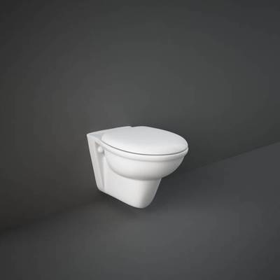 WC suspendu RAK KARLA 55x37x37cm - Blanc Alpin - KAWC00003 - Maxoutil