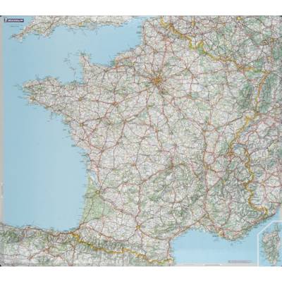 Carte France routière Michelin souple