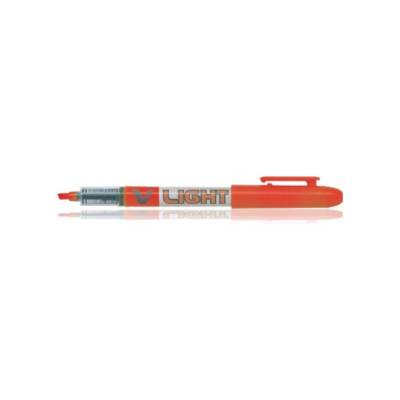 Surligneur de poche V-Light pointe biseautée encre liquide Orange - PILOT