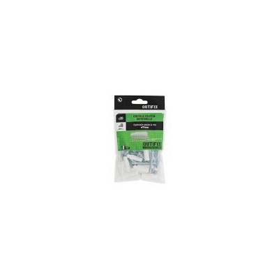 Cheville crantée GRAP D.8x30mm spéciale patte à vis - Gedimat - OUTIFIX
