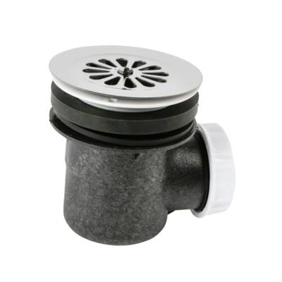 Bonde de douche à grille pour receveur de douche percé en diam.60 mm - Gedimat - VALENTIN