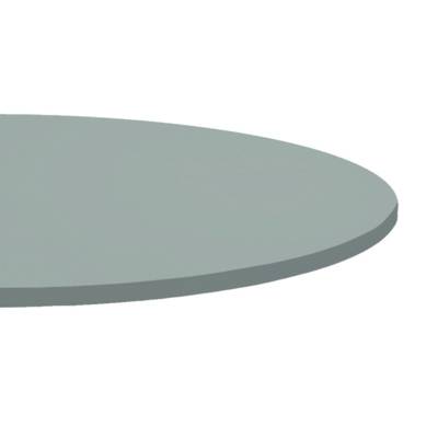 Plateau de table Ø70cm Gris Medio - RestooTab