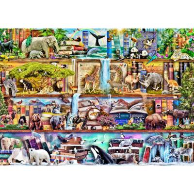 Puzzle en Bois L'étonnant royaume des animaux