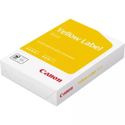 Ramette 500 Feuilles Papier YELLOW Label Print PEFC A4 80g Blanc