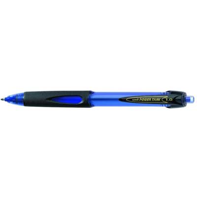 Stylo bille POWER TANK SN220 rétractable grip pointe moyenne 1mm Bleu