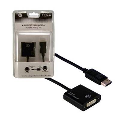 Convertisseur actif DisplayPort mâle / DVI femelle