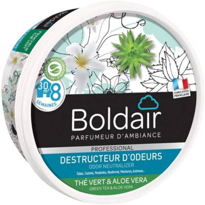 Gel déstructeur d'odeur 300g thé vert et Aloé Vera