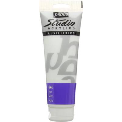 Auxiliaire Peinture acrylique Studio Gel Mat 250ml - PÉBÉO