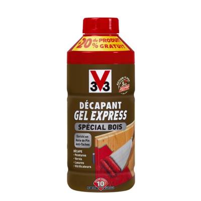Décapant spécial bois V33 1L+20% - Gedimat - CECIL