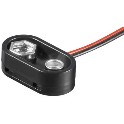 1x 9 V Block Clip de Batterie extrémités de câbles desserrées, étanche