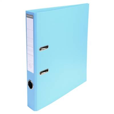 Classeur à levier PVC A4 dos de 50mm. - Bleu clair