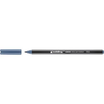 Feutre de Coloriage moyen 1300 bleu-gris 2 mm - EDDING