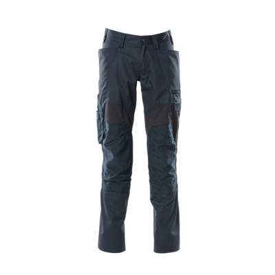 Pantalon de travail avec poches genouillères MASCOT Accelerate - 18579-442-Bleu marine-76-42