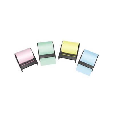 Lot de 4 dévidoirs avec note repositionnable Pastel 60 mm x 10 m