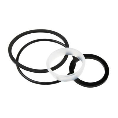 Kit de joints pour siphon de lavabo, bidet en plastique références VALENTIN 610300 OU 615300. Comprend 1 joint plat, 1 joint conique et 1 joint torique - Gedimat