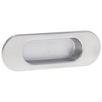 Poignee cuvette ovale 110x36 nickel brosse - 3922/002 - Maxoutil