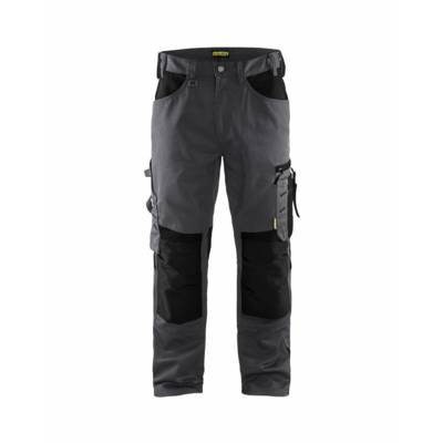 Pantalon artisan BLAKLADER Sans poches flottantes T.44 - GRIS MOYEN/NOIR - 155618609699-44 - BLAKLADER WORKWEAR