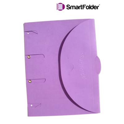 Pochette de classement PELLICULEE lilas à l'unité