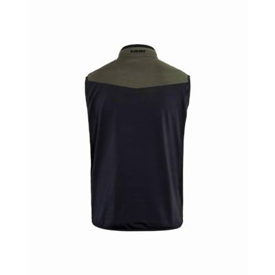 Gilet Softshell - BLAKLADER - sans manche + Stretch Vert kaki/Noir T.4XL 385025164599 - BLAKLADER WORKWEAR
