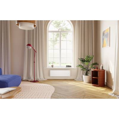 Radiateur connecté à double corps de chauffe plinthe EVOLUTION 1000W - Gedimat - NOIROT