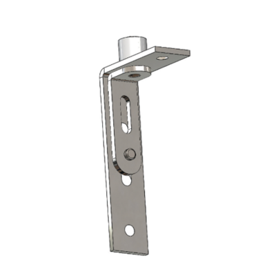 Guide sur équerre sans ressort MONIN - galet nylon Ø 10 mm - 112 910
