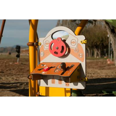 Panneau ludique - Le poste de pilotage - Husson