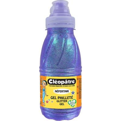 Gel Pailleté Néon Lilas Glacé 250 ml - CLÉOPÂTRE