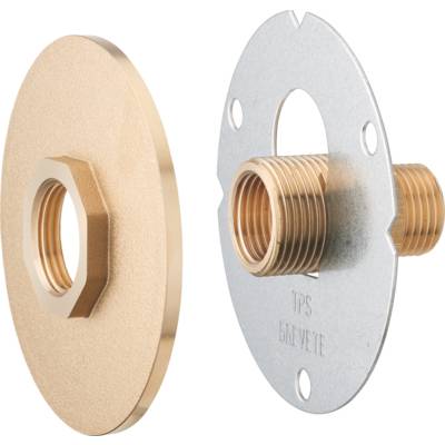 Platine fixation de robinet extérieur brute - Gedimat - NOYON ET THIEBAULT