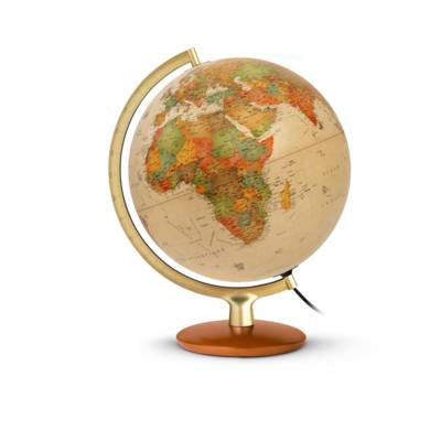 Globe terrestre lumineux 30 cm "Premium" Antique - WONDAY