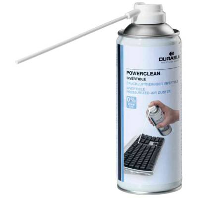 Gaz dépoussiérant POWERCLEAN INVERTIBLE 200 ml - DURABLE