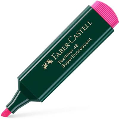 Surligneur "TEXTLINER 48 Refill" pointe biseau 1-5 mm, rose fluo