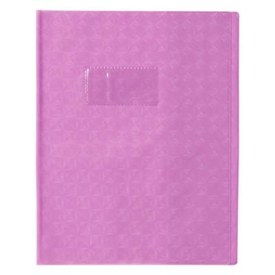 Protège-cahier Grain Losange 18/100ème 17x22 Violet - CLAIREFONTAINE