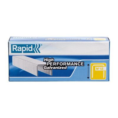 Boite de 5000 Agrafes 13/4 zinguées Haute performance - Rapid