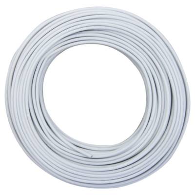 Câble domestique H05VV-F 2X1,5 150 m - 1/2 touret blanc - Gedimat