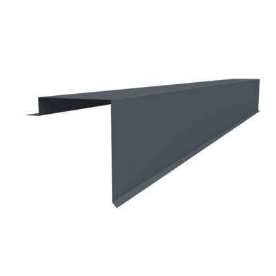Grande bande de rive JORISIDE - 2.10 m dev. 400 mm - RAL 7022 - - JORIS IDE